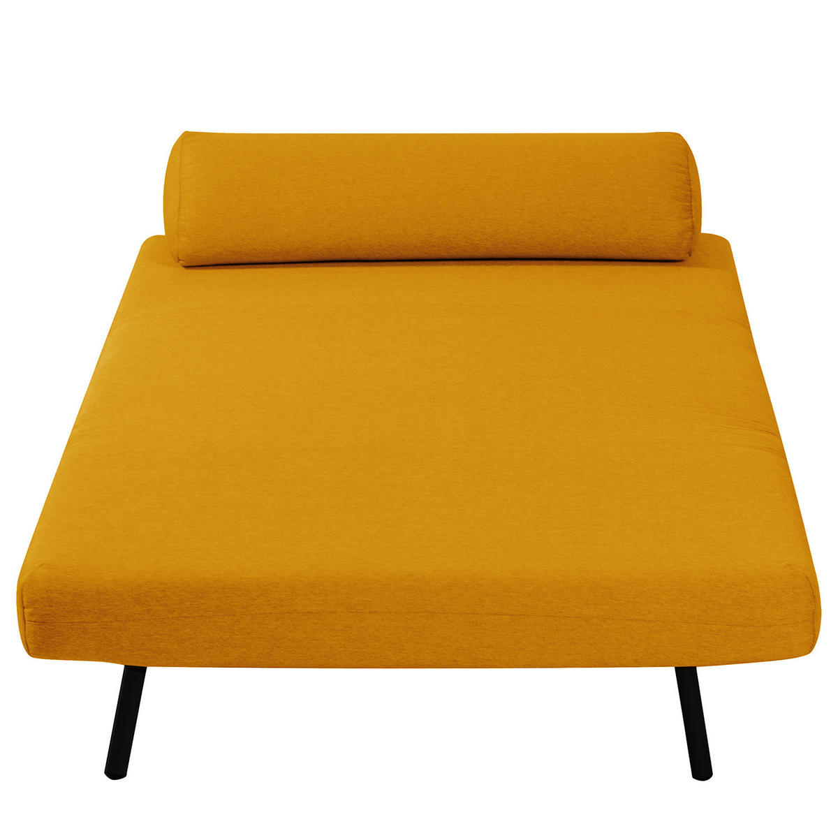 SCHLAFSESSEL - Gelb/Silberfarben, Textil/Metall (92/78/85cm) - home24
