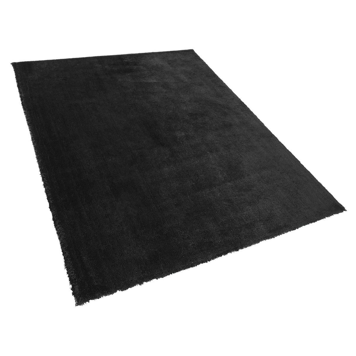 SHAGGY-TEPPICH Evren 230/160 cm - Schwarz, Kunststoff (160/230cm) - Beliani