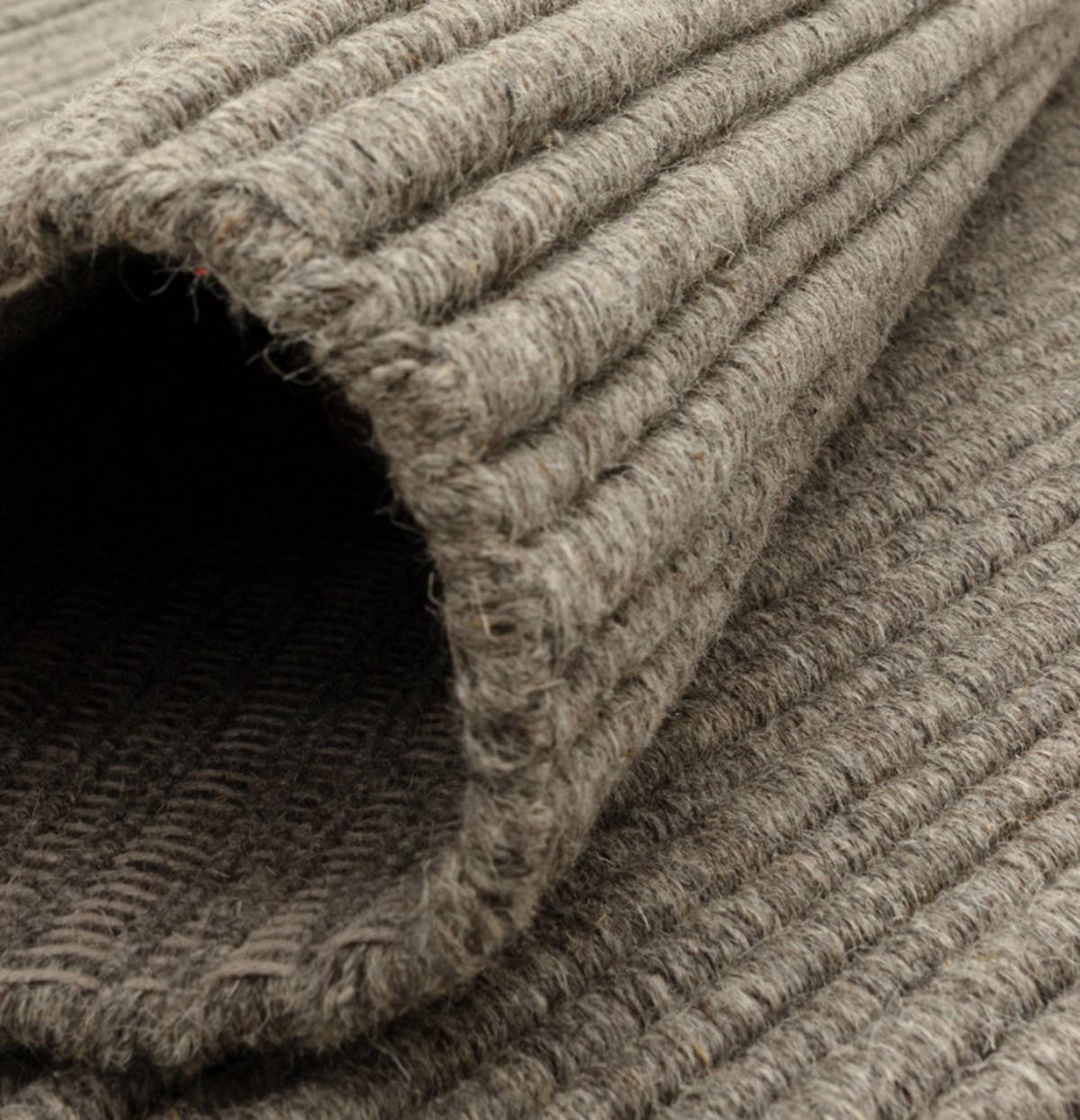 TEPPICH Wohn-/Schlafzimmer Flachgewebe TORRENTO Grau 120x170 cm - Grau, Naturmaterialien (120/170cm) - Novatrend