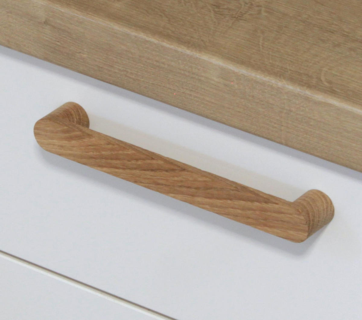 MÖBELGRIFF BA 320mm, Küchengriff Eiche massiv, Holzgriff Schrank - Naturfarben, Holz (2/2.5/34cm)