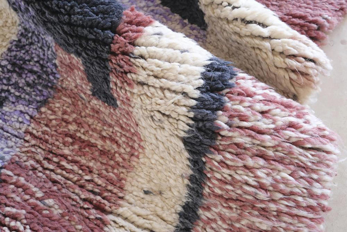 BERBERTEPPICH aus reiner Wolle 180x 260 cm - Multicolor, Naturmaterialien (180/260cm) - AFK Living