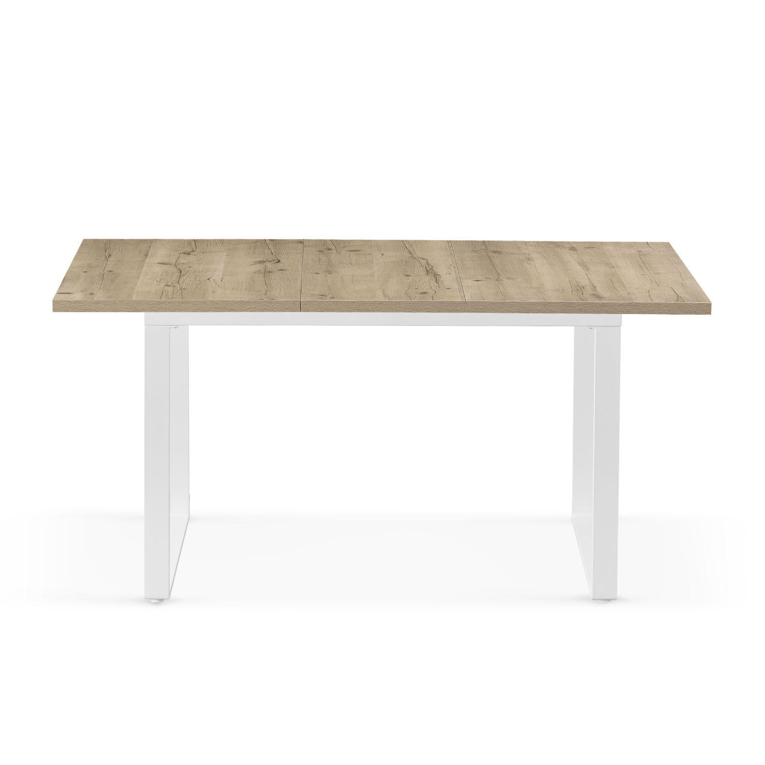 ESSTISCH LEVIN 120-160/80/76 cm Sandeiche - Sandfarben, Holz (80/120/76cm) - B&D Home