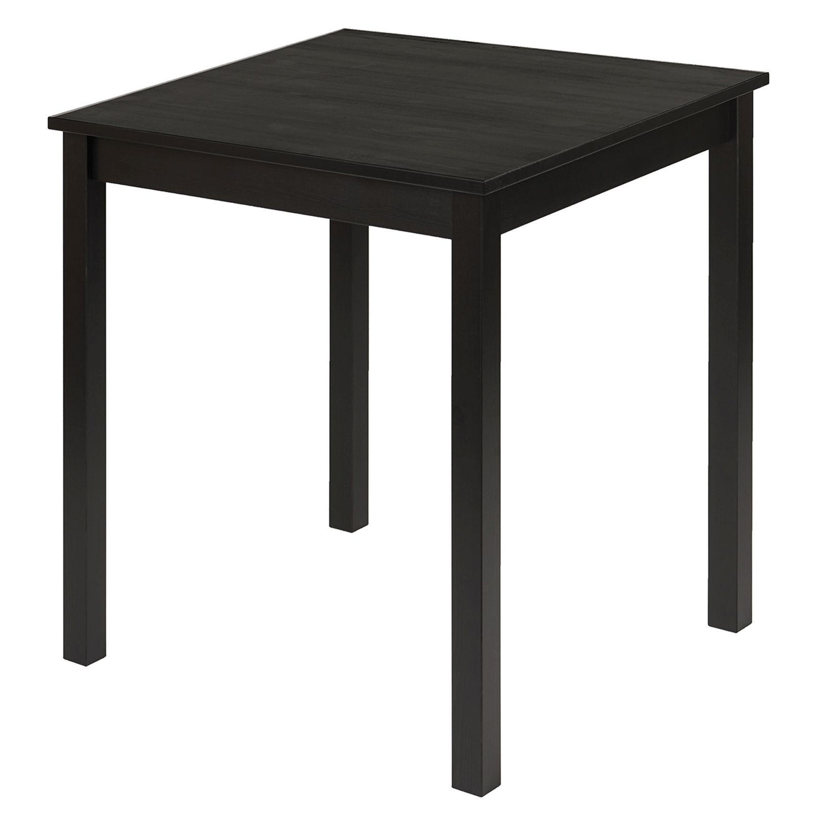 ESSTISCH Massivholz 68/68/75 cm - Schwarz, Holz (68/68/75cm) - hagge home