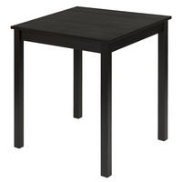 ESSTISCH Massivholz 68/68/75 cm - Schwarz, Holz (68/68/75cm) - hagge home
