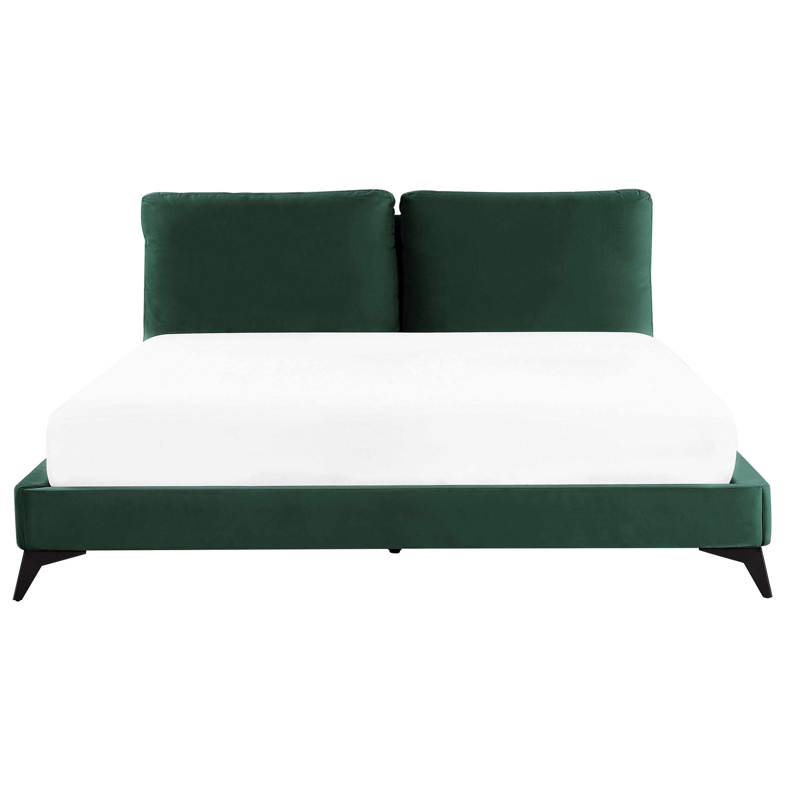 POLSTERBETT 180/200cm Smaragdgrün Melle - Grün, Textil (180/200cm) - Beliani
