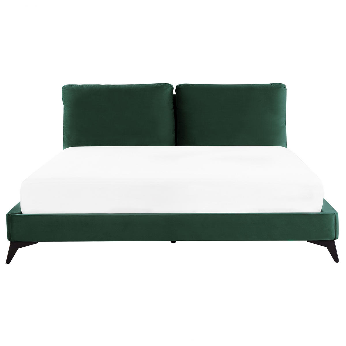 POLSTERBETT 180/200cm Smaragdgrün Melle - Grün, Textil (180/200cm) - Beliani