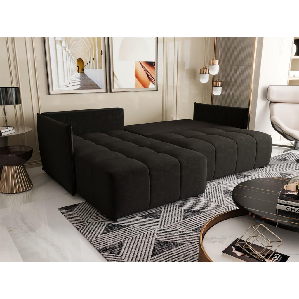 Thumbnail - Fun Möbel Ecksofa, Creme, Textil, Ottomane links, 245x185 cm, Wohnzimmer, Sofas & Couches, Wohnlandschaften, Ecksofas