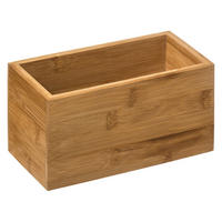 KOSMETIK-ORGANIZER, Bambus, MDF, Braun, 18 x 9 cm - Braun, Holz (9/9.5/18cm) - 5five Simply Smart
