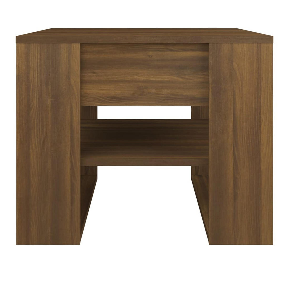 COUCHTISCH Braun Eichen-Optik 55,5x55x45 cm Holzwerkstoff - Braun, Holzwerkstoff (55.5/55/45cm) - furnicato