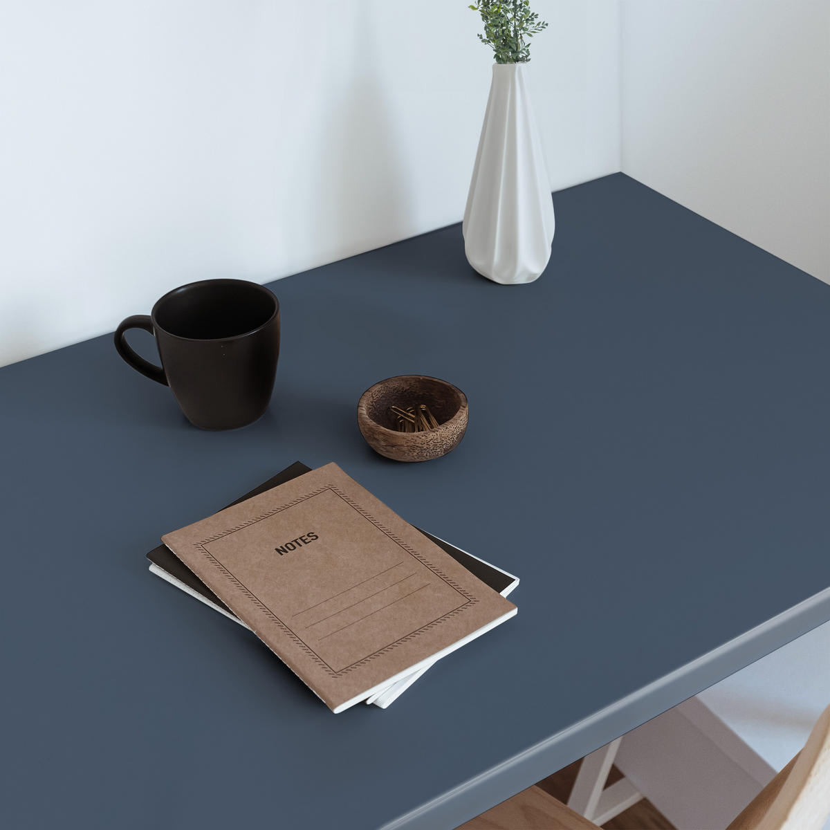 MÖBLAUFKLEBER 100x50 cm dunkelblau - Dunkelblau, Kunststoff (100/50/0.1cm) - Wallfluent