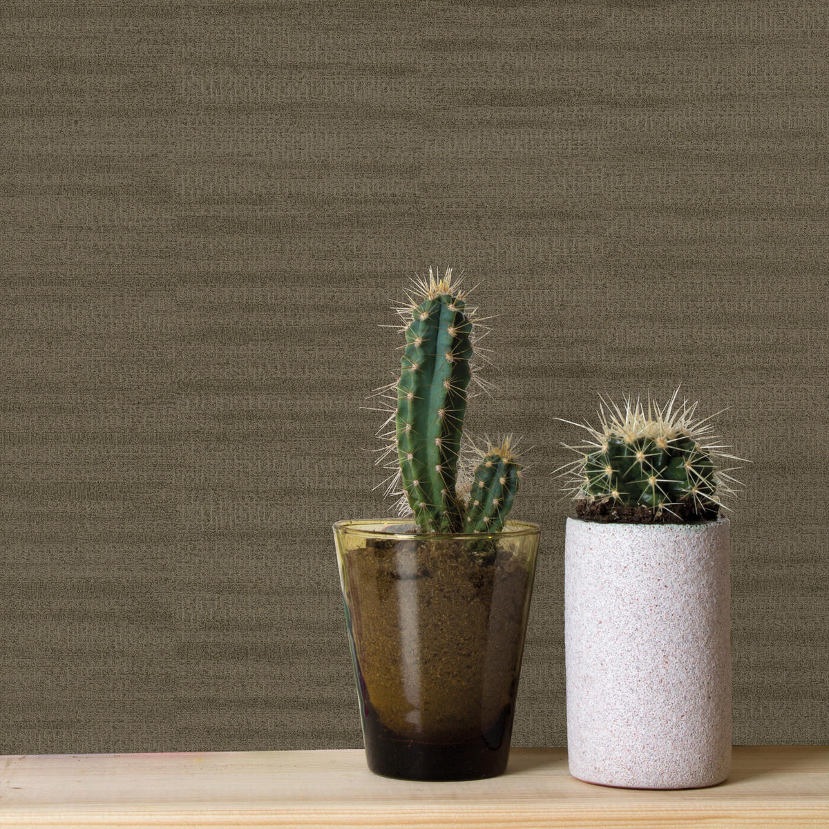 VLIESTAPETE Jacquard - Braun, Papier/Kunststoff (52/1000cm) - Sublime