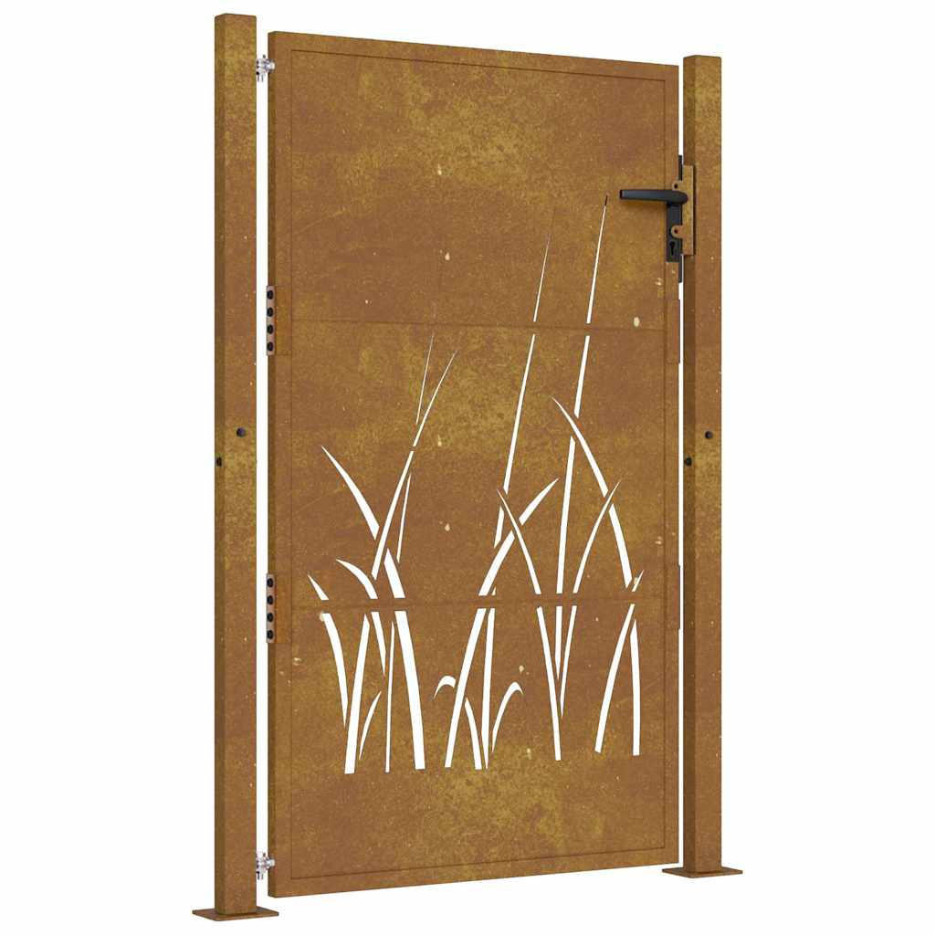 vidaXL Gartentor Braun 130 cm