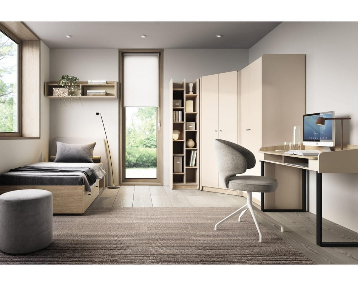 RAHMENBETT – 212 x 137 cm – ALESSIO System – Alteiche - Eichefarben, Holzwerkstoff - hi-markt