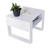 COUCHTISCH KARO 65 - Weiß, Holz (53.6/65/45cm) - Mat-Haus