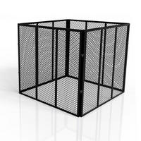 KOMPOSTER Metall schwarz 800L - Schwarz, Metall (100/80/100cm) - Juskys