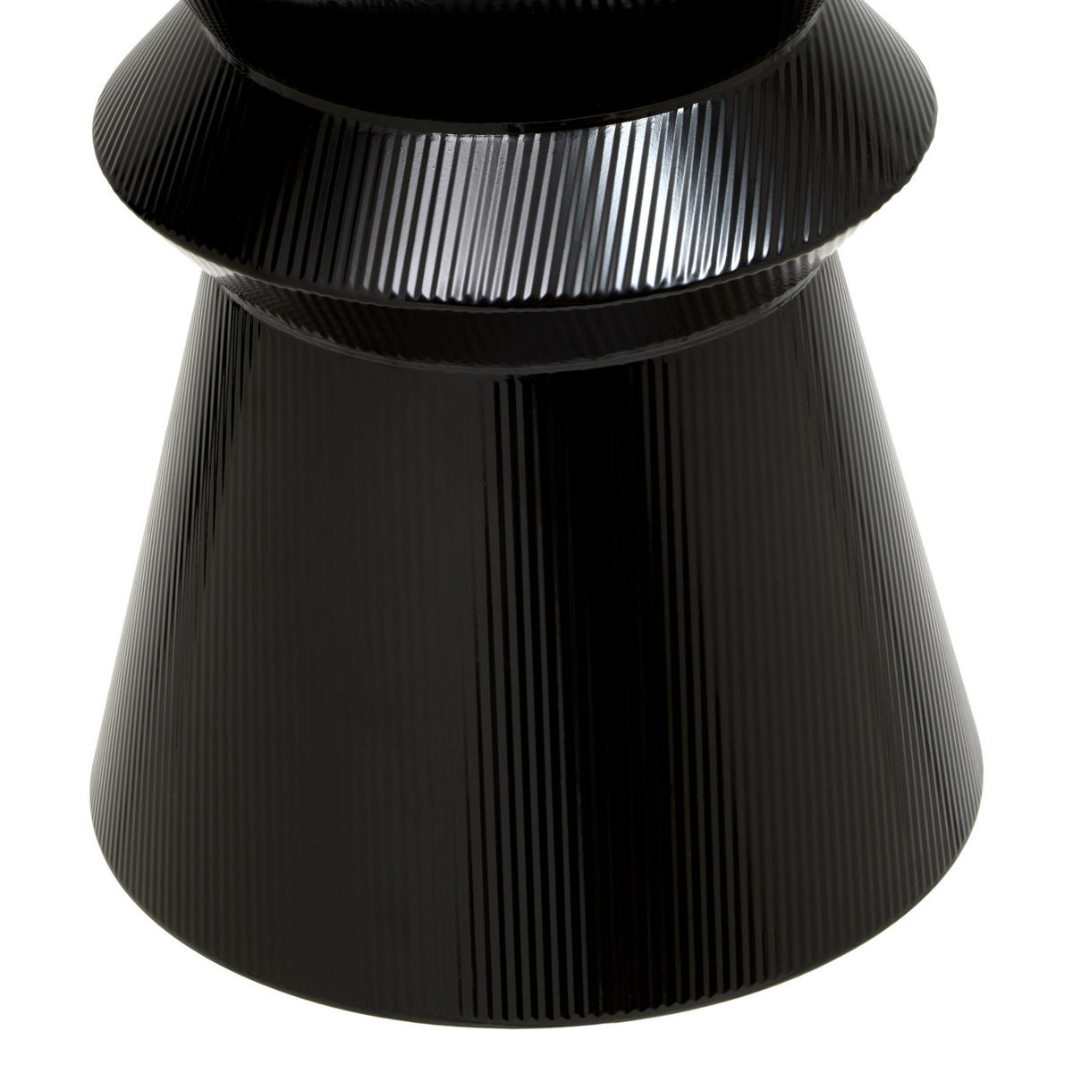KAFFEETISCH aus Metall Maya Totem Schwarz 35,5/35,5/45 cm - Schwarz, Metall (35.5/35.5/45cm) - Atmosphera Createur d´interieur