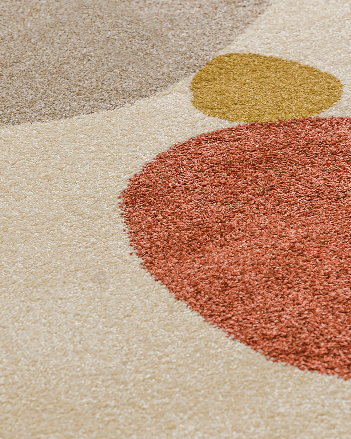 TEPPICH Beige Geometrisch In-Outdoor Pflanzlich Kurzflor Rechteckig 200 x 300 cm - Ecru/Terracotta, Textil (200/300cm) - Mazovia