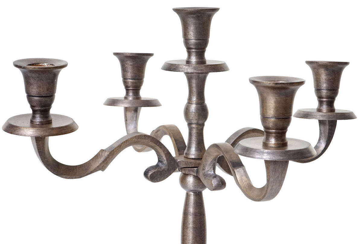 KERZENLEUCHTER 5-ARMIG Gold - Goldfarben, Metall (33/40/33cm) - MCW