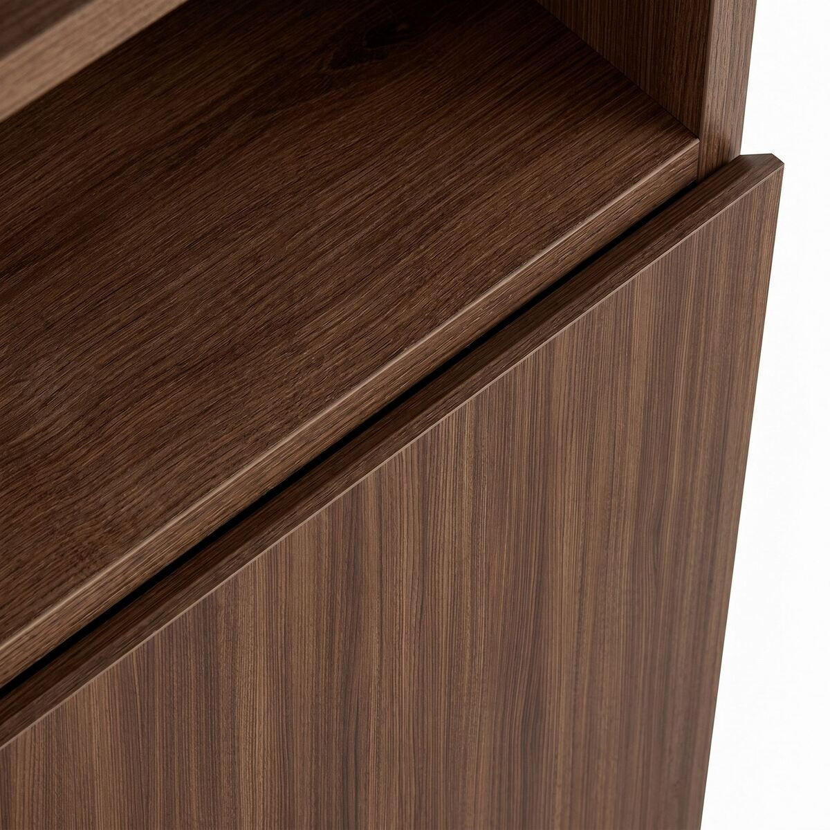 SIDEBOARD 2 Türen Fach Kaschmir- und Holzdekor 40/80/80 cm - Naturfarben, Holzwerkstoff (40/80/80cm) - Calicosy