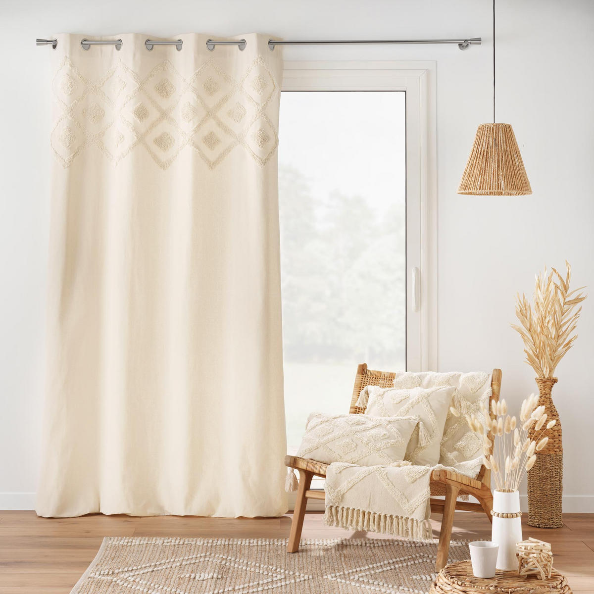 KISSEN Inca 30/50 cm - Beige, Naturmaterialien (30/50cm) - Douceur d´intérieur