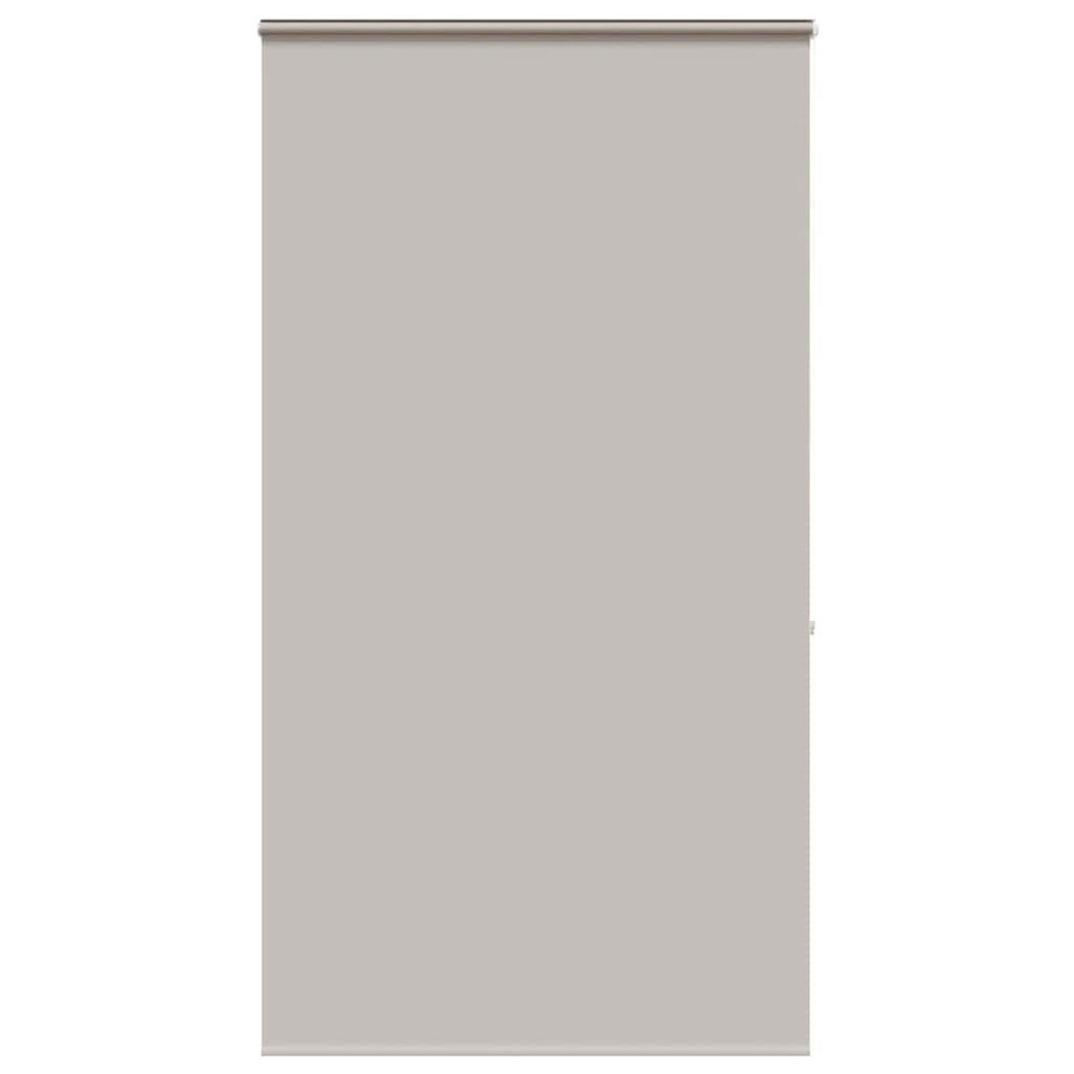 ROLLO für die Dusche 120/240 cm Stoffbreite 116 cm aus PEVA Hellgrau - Hellgrau, Kunststoff (120/240cm) - vidaXL