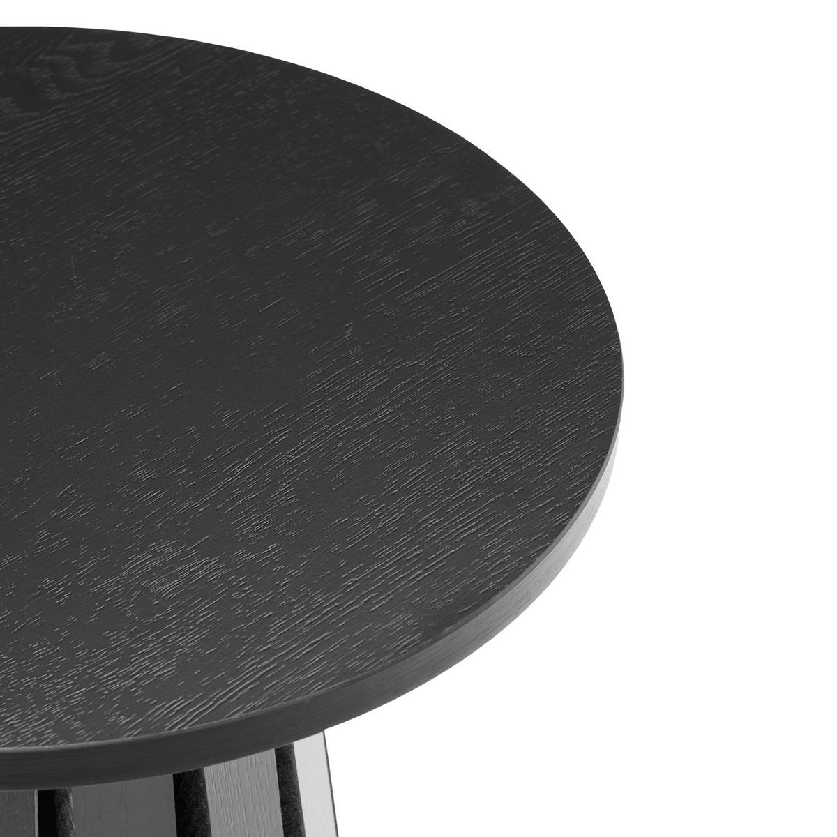 BEISTELLTISCH Liv Schwarz Ø 45/55 cm - Schwarz, Holzwerkstoff (45/45/55cm) - Happy Garden