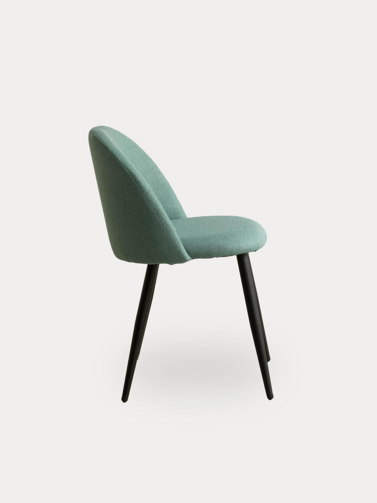 POLSTERSTUHL Brila Minze 51 cm x 77 cm - Mintgrün, Textil (51/77/54cm) - Kenay Home