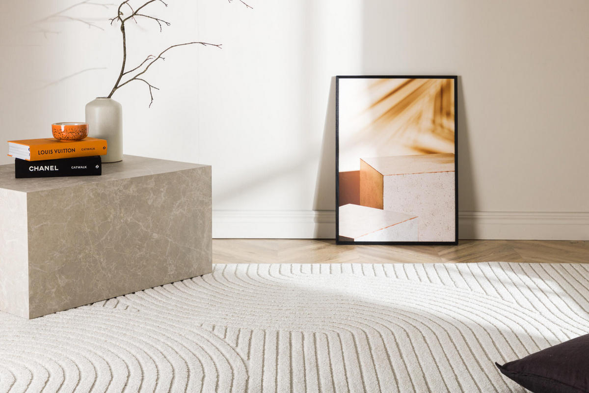 WOHNZIMMERTEPPICH VINCE Beige 160x230x2 cm - Beige, Textil (160/230cm) - FURNLUX