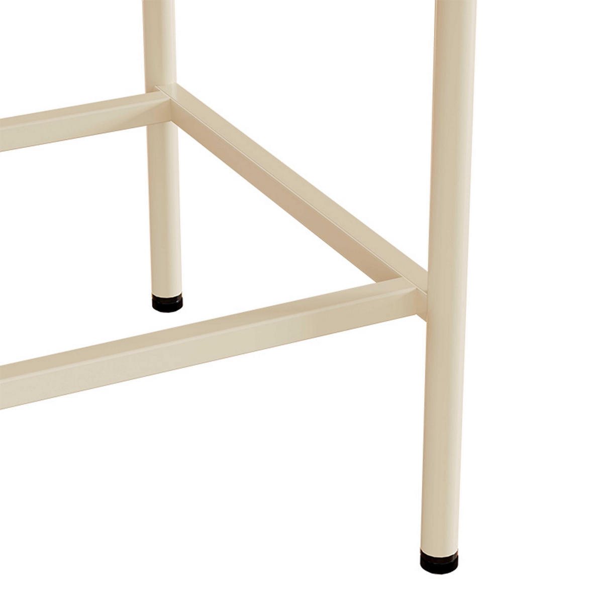 SIDEBOARD, Ekru - Weiß, Metall (43/90/110cm) - Oviala