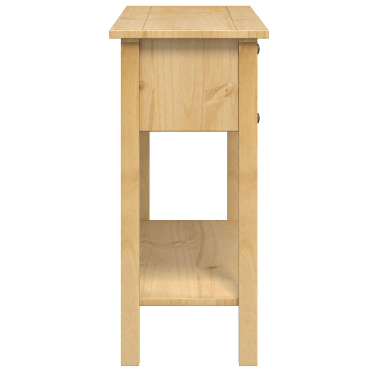 KONSOLENTISCH "Corona" 114/34,5/73 Cm Massivholz Kiefer - Braun, Holz (114/34.5/73cm) - vidaXL