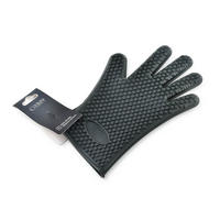 KÜCHENHANDSCHUH Basic Kitchen Schwarz 27/14/1 cm Kunstoff - Schwarz, Kunststoff (14/27cm) - Mondex