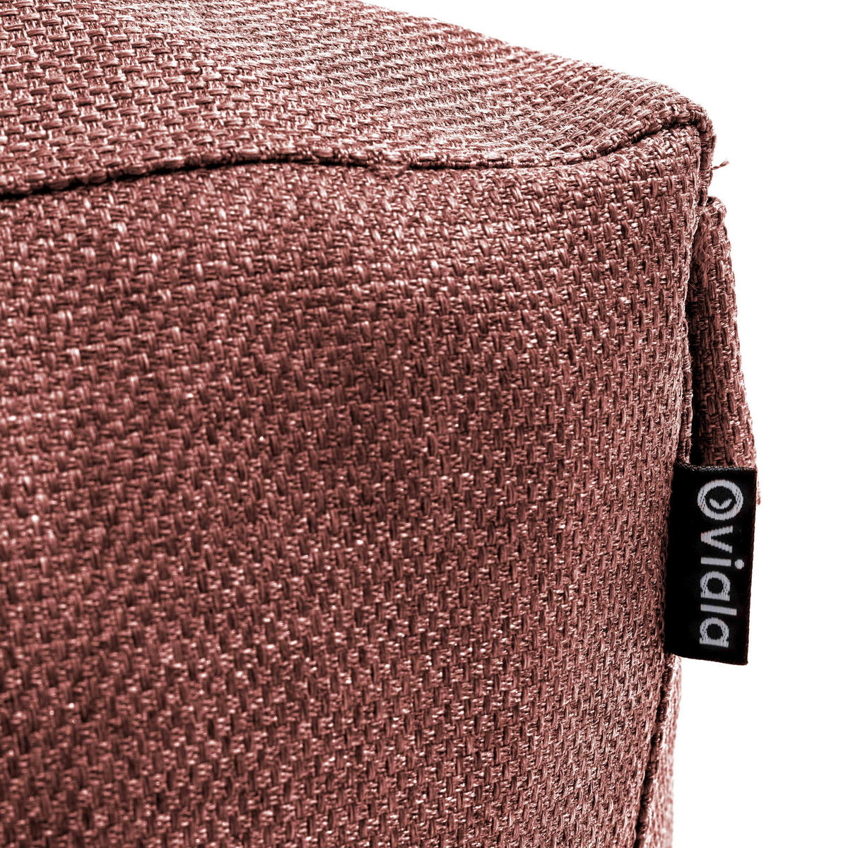 GARTENSOFA mit 3 Sitzplätzen, Terrakotta - Braun, Textil - Oviala