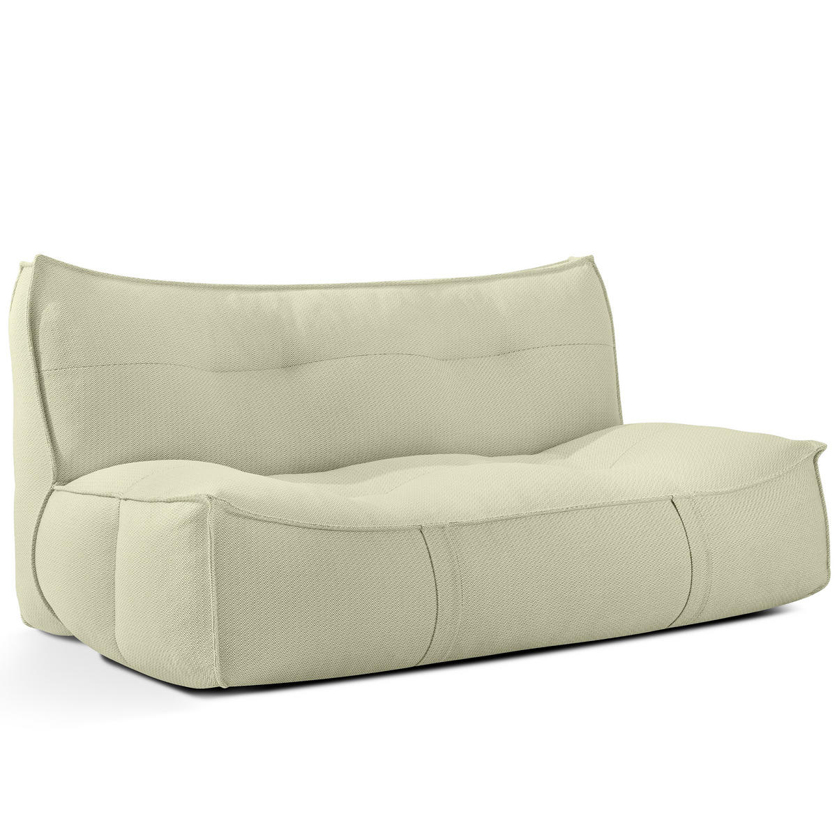 GARTENSOFA LOVIA Lounge, Hellgrün/Weiß - Hellgrün, Textil (177/82/106cm) - KONSIMO®