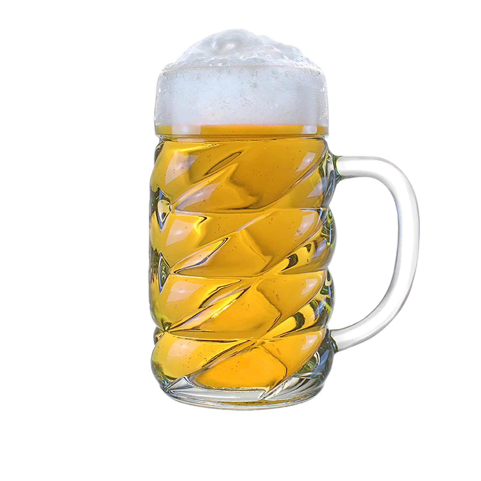 BIERKRÜGE Diamond transparent 4er Set - Transparent, Glas (0.001L) - Stölzle Lausitz