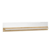 WANDREGAL ADAGIO Weiß 134x20x25 cm - Weiß, Holzwerkstoff (134/25/20cm) - FURNLUX