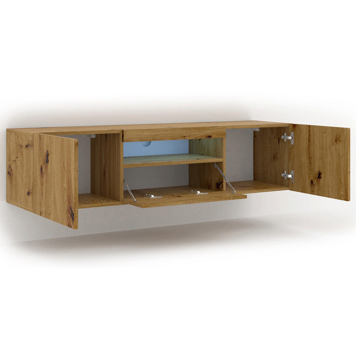 TV STOLÍK Aurus Drevo - hnedá, kompozitné drevo (150/36/37cm) - Petits-meubles