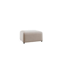POLSTERHOCKER Megan In Salvador - Beige, Holzwerkstoff/Textil (100/45/91cm) - Fun Möbel