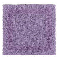 DUSCHVORLEGER 50/50 cm, 100% Baumwolle, wendbar - Flieder, Textil (50/50cm) - Homescapes