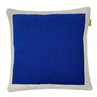 DEKOKISSEN Poster gestrickt Blau 50X50 - Blau, Textil (50/50/12cm) - Malagoon
