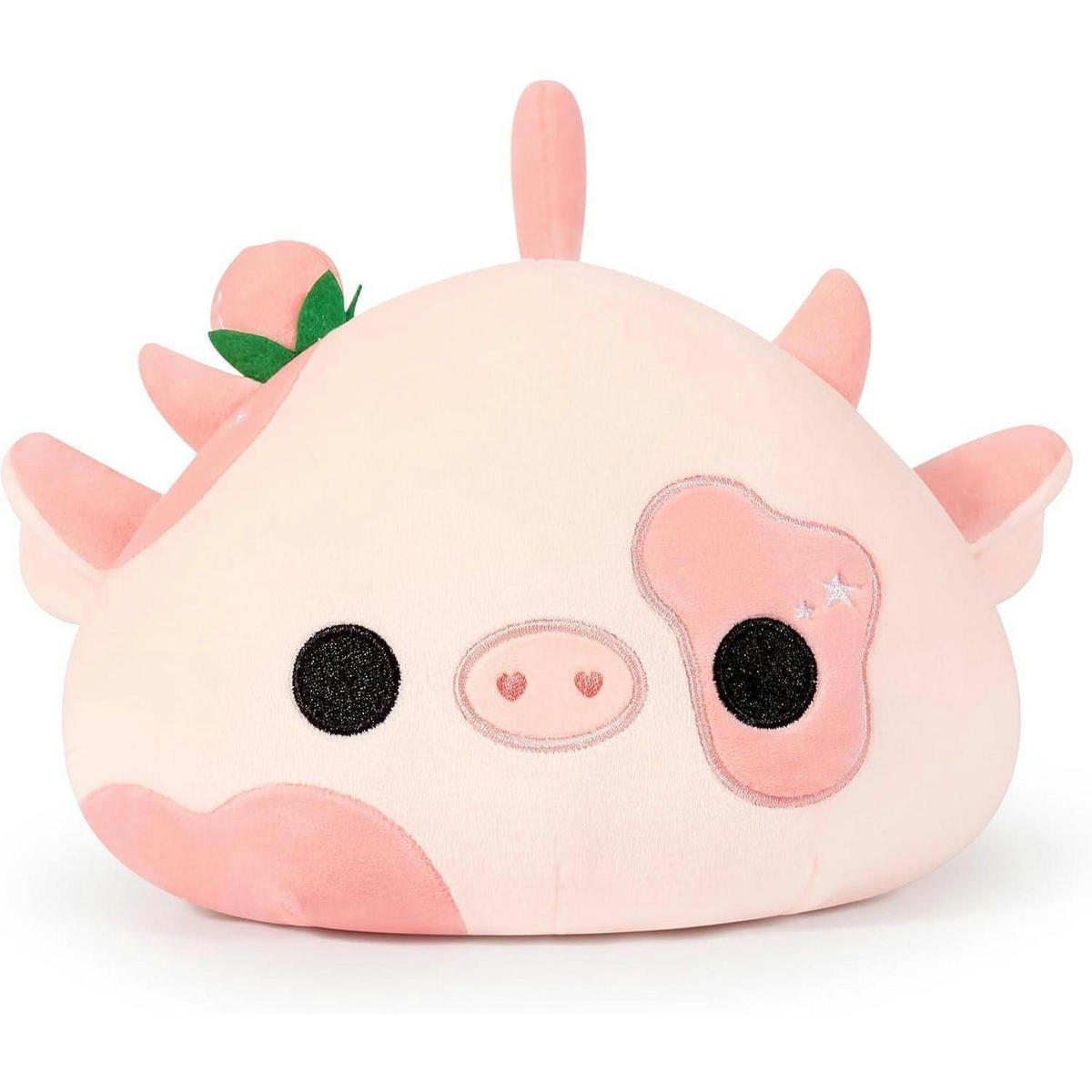 PLÜSCHTIER Kuh Hellrosa 30 cm - Rosa, Textil (20/30cm)
