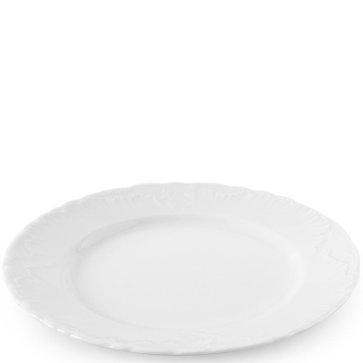 TELLER-SET SPEISETELLER Cmielow Rococo 6-tlg - Weiß, Keramik (25cm) - KONSIMO®