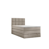 BOXBETT Olaf Premium 120x200 Beige - Beige, Textil/Metall (120/200cm) - VLR BEDS
