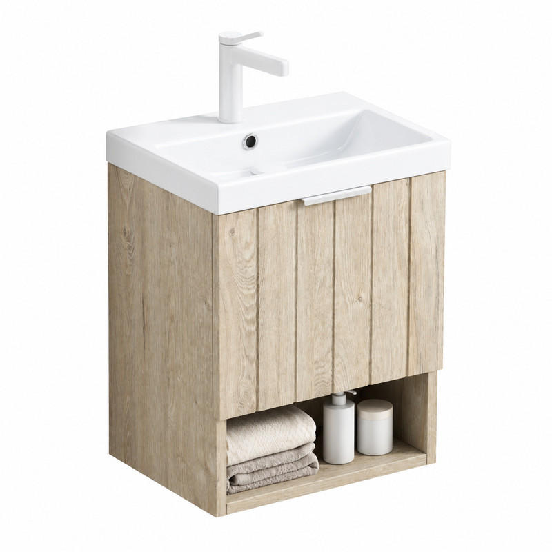 Beauniv Wandwaschtisch Weiß 32x53x42 cm