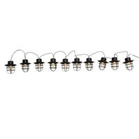 LICHTERKETTE DETROIT schwarz - Schwarz, Metall (400/1/1cm) - Lumisky