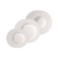 TELLER-SET Manufacture Ice weiß 6er Set - Weiß, Keramik (1/1/1cm) - Villeroy & Boch