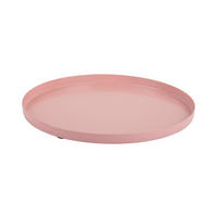 SERVIERTABLETT Servir 25/25/1 cm - Pink, Metall (25/1/25cm) - Present Time
