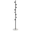 GARDEROBENSTÄNDER Metall schwarz/weiß 170 cm Notus - Schwarz/Weiß, Metall (32/170/32cm) - Beliani
