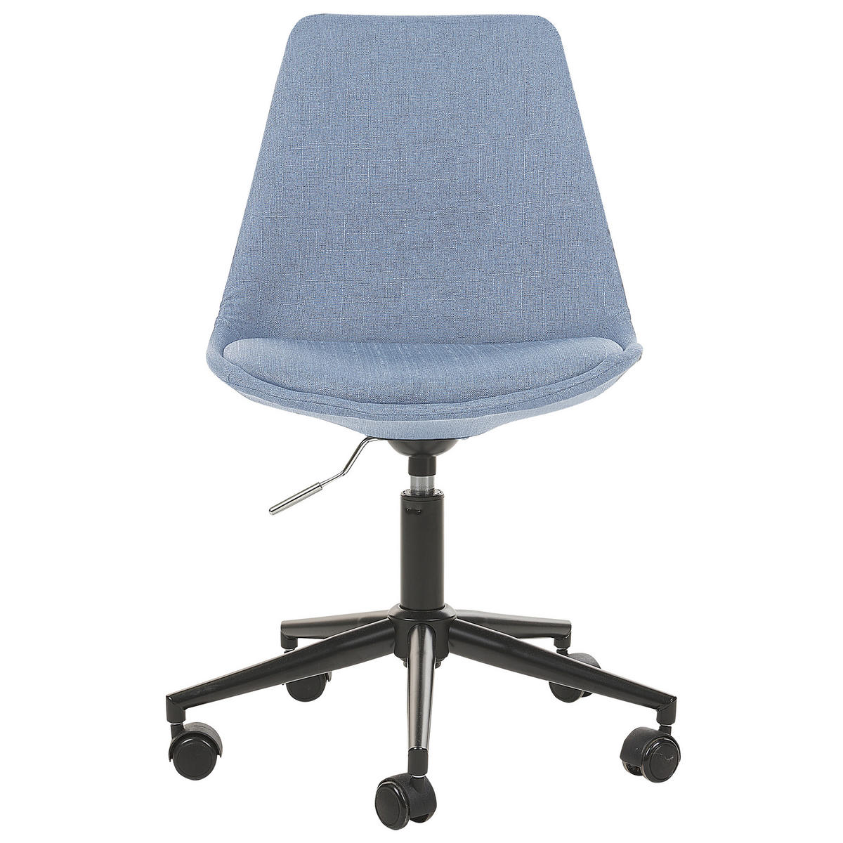 BÜRODREHSTUHL Blau Dakota - Blau, Textil/Metall (60/79/60cm) - Beliani
