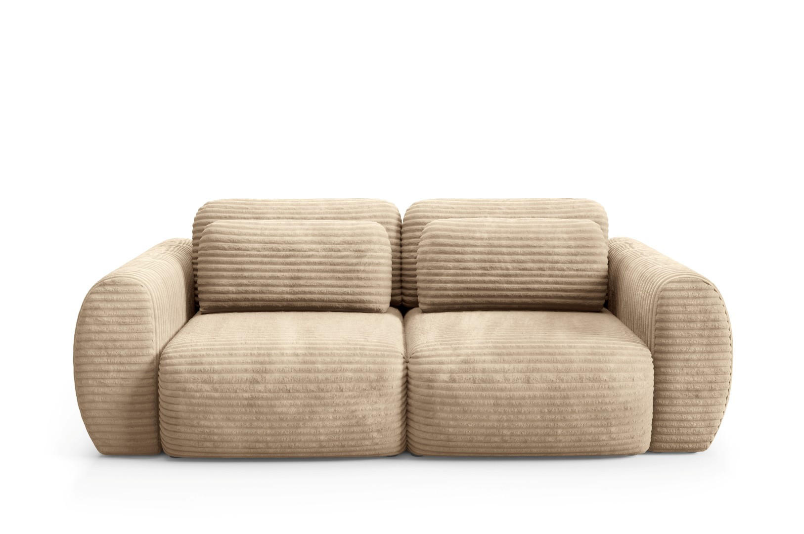 SCHLAFSOFA mit Bettkasten Honig - Schwarz/Braun, Holz/Holzwerkstoff (266/95/110cm) - Furnisell