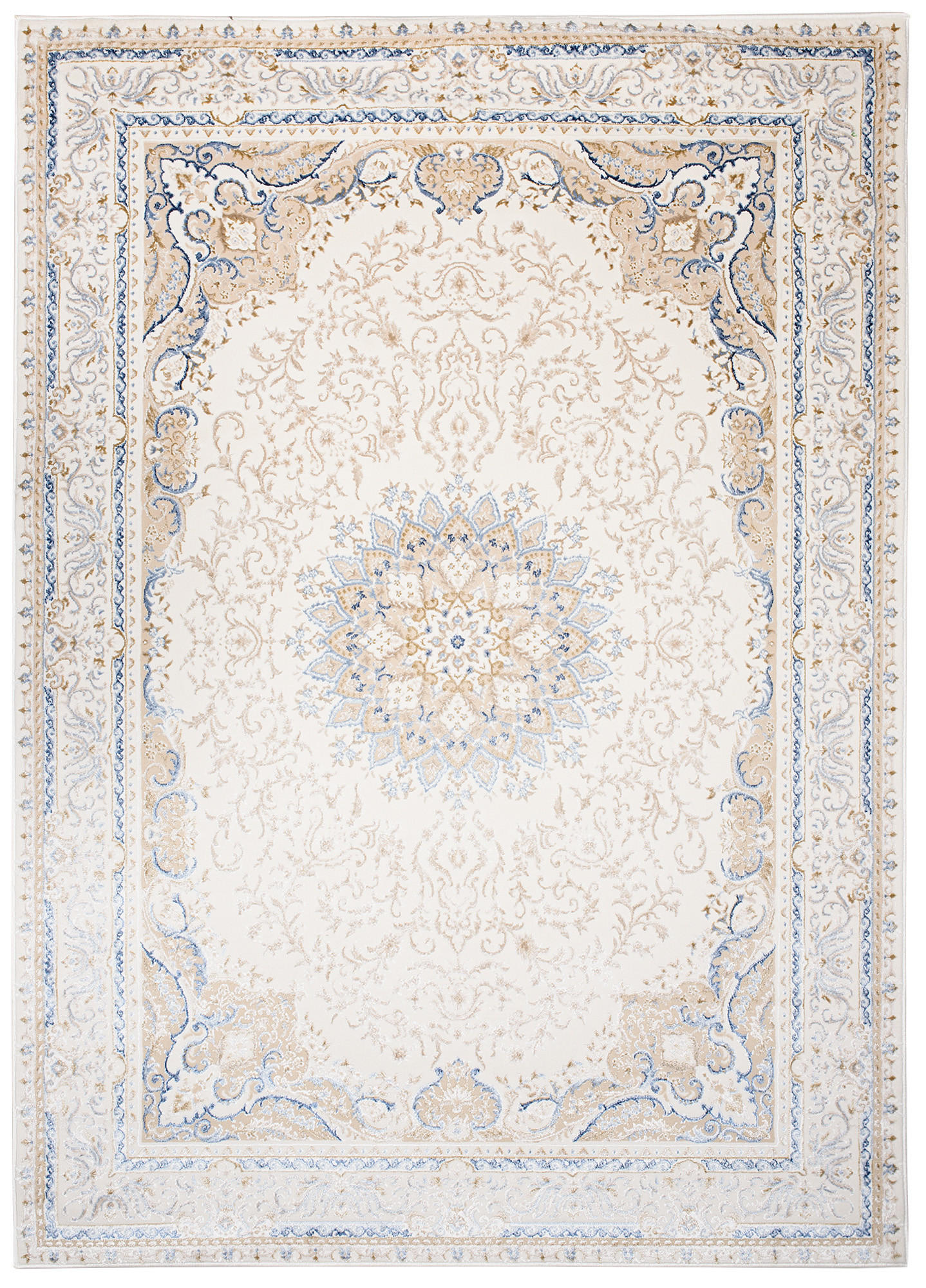 Tapiso Teppich Creme, Beige 120x170 cm